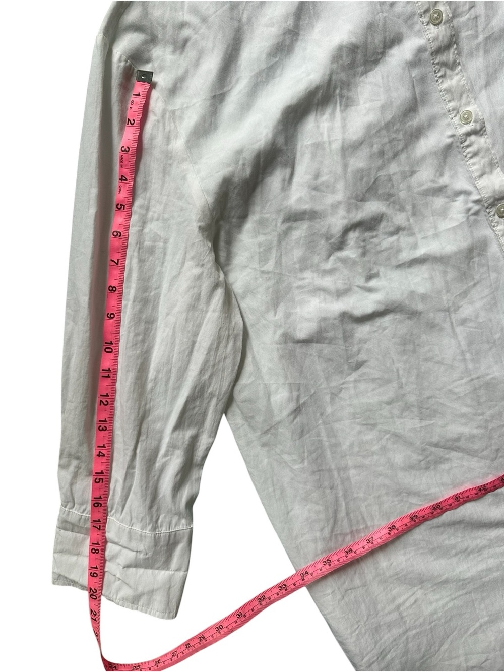 River Louis Women’s Extra Long White Button-Up Shirt Dress - Picture 5 of 7